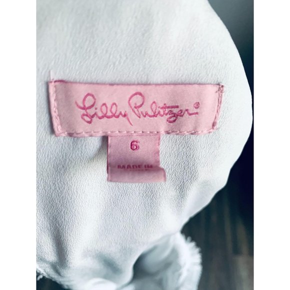 Lilly Pulitzer White Annette Shift size 6 - Picture 2 of 7